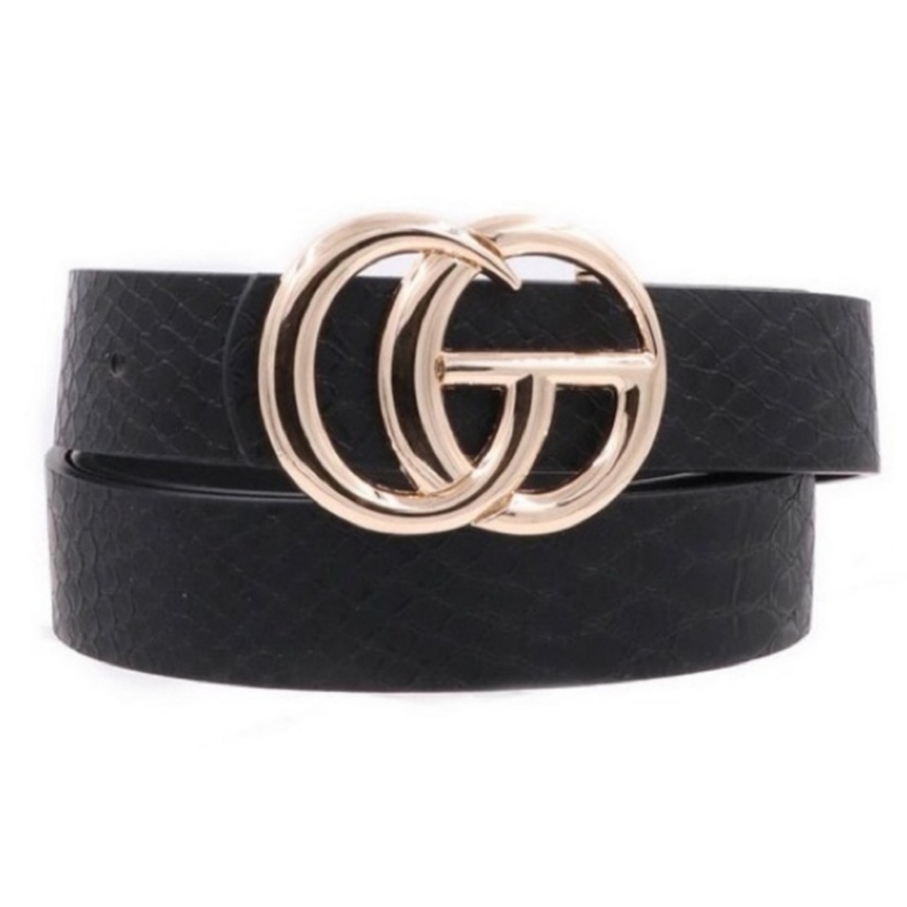 NWT Vegan Snakeskin Belt